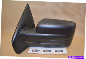 US�~���[ 2011-2014 FORD F-150�u���b�N�p���[�����\�ȃX�v�^�[�u��LH�h���C�o�[�T�C�h�r���[�~���[ 2011-2014 Ford F-150 black power adjustable spotter LH driver Side View Mirror