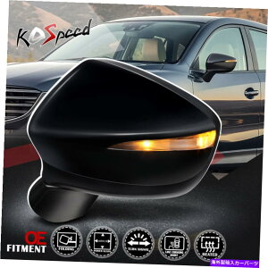 US~[ 15-16}c_CX-5̃hCo[TCh쓮M^[VOiAr[~[ Driver Side Powered Heated Turn Signal Rear View Mirror for 15-16 Mazda CX-5