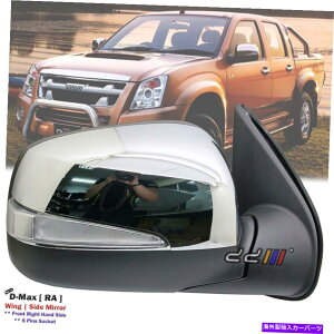 US�~���[ �N�����E�O���~���[w/led 5p for isuzu d-max tfr tfs 2007-2011 Chrome Right Exterior Side Mirror w/LED 5P For Isuzu D-Max TFR TFS 2007-2011�y���s�A���i�z