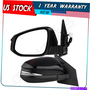 USミラー ミラーパワーブラックテクスチャフット2014トヨタラヴ4ドライバーと助手席側 Mirror Power Black Textured Fit For 2014 Toyota RAV4 Driver & Passenger Side