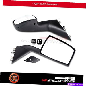 US~[ 04-2016 VOLVO VNL LH+RH SIDE BLACK 82361058,82361050t[h}jA~[ For 04-2016 VOLVO VNL LH+RH Side Black 82361058,82361050 HOOD Manual Mirrors