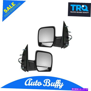 US�~���[ TRQ�p���[�T�C�h�r���[�~���[�܂肽���ݍ��ƉE�y�A�t�B�b�g02-08�G�R�m�����o�� TRQ Power Side View Mirrors Folding Left & Right Pair Fits 02-08 Econoline Van�y���s�A���i�z