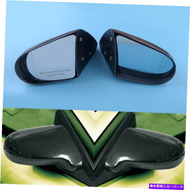 USミラー 2xカーボンファイバースタイルスプーンサイドビューミラーは、ホンダシビックEK 4DRに適しています 2x Carbon Fiber Style Spoon Side View Mirrors fit for Honda Civic EK 4DR