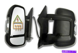 US�~���[ 14-15�����v���}�X�^�[1500�Ȃǂ̓d�C���M�V���[�g�A�[���~���[�h���C�o�[�T�C�h Electric Heated Short Arm Mirror Driver Side for 14-15 Ram Promaster 1500 & More�y���s�A���i�z