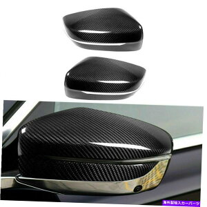 US�~���[ 2016-2018 BMW 7�V���[�YG11 G12�̖{���̃J�[�{���t�@�C�o�[�J�[�T�C�h�~���[�J�o�[�J�o�[�L���b�v Real Carbon Fiber Car Side Mirror Cover Caps For 2016-2018 BMW 7 Series G11 G12�y���s�A���i�z