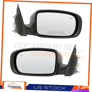 US~[ 2011-2014̃yA~[gbNChrysler 200ubNX[Yp[Mfold Pair Mirrors Truck For 2011-2014 Chrysler 200 Black Smooth Power Heated Fold