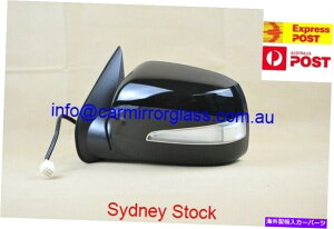 US~[ z[ffIRA 2003-2008̐VhA~[iAp[tH[ht NEW DOOR MIRROR FOR HOLDEN RODEO RA 2003-2008 LEFT SIDE (BLACK, With Power Fold