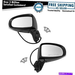 US�~���[ �T�C�h�r���[�h�A�~���[�p���[���M�}�j���A���܂肽���ݎ��^�[���V�O�i���y�A Side View Door Mirror Power Heated Manual Folding Turn Signal Pair for Prius New�y���s�A���i�z