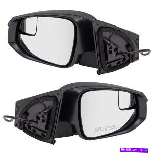 US~[ 16-18g^RAV4X|b^[KXeNX`Zbg̃yAp[TChr[~[ Pair Power Side View Mirrors for 16-18 Toyota RAV4 Spotter Glass Textured Set