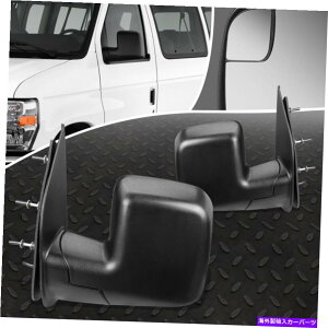USミラー 10-14のフォードE150エコノリンペアOEスタイルのパワー調整サイドドアミラー FOR 10-14 FORD E150 ECONOLINE PAIR OE STYLE POWERED ADJUSTMENT SIDE DOOR MIRROR