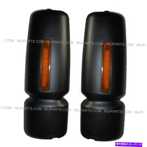 US�~���[ �h�A�~���[�J�o�[�u���b�Nw/ led�^�[���V�O�i���X�g���b�vlh��rh fit International4300 Door Mirror Cover Black w/ LED Turn Signal Strip LH & RH Fit International 4300�y���s�A���i�z
