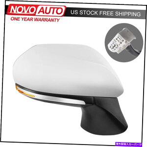 US~[ g^J̉ETCh~[2018-20p[M^[Cgq 1PC Right Side Mirror for Toyota Camry 2018-20 Power Heated Turn Light Passenger