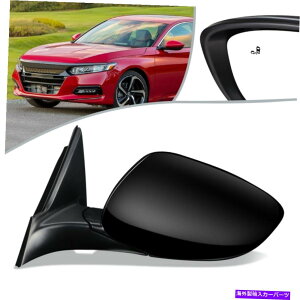 US�~���[ �t�B�b�g18-20�z���_�A�R�[�h�p���[+���M�h���C�o�[�T�C�h�h�A�~���[��HO1320329 Fit 18-20 Honda Accord Powered+ Heated Driver Side Door Mirror Left HO1320329�y���s�A���i�z