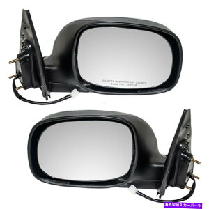 US�~���[ �g���^�Z�R�C�A�c���h���g���b�N�̃T�C�h�p���[�~���[�̃Z�b�g�ƃN�����n�E�W���O�ɓK������ Fits Toyota Sequoia Tundra Truck Set of Side Power Mirrors w/ Chrome Housing