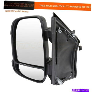 US~[ 2014Ñ~]_bWv}X^[}jAtH[hubNMTCh~[ MIROZO For 2014 DODGE RAM PROMASTER Manual Fold Black Signal Left Side Mirror