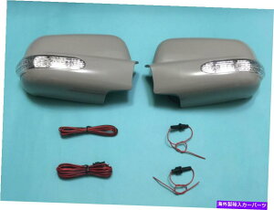 US~[ '2002-'2006 Honda CRV̏ԂLEDTCh~[Jo[hĂȂ Side Mirror Cover W/LED Turning Light For '2002-'2006 Honda CRV Unpainted
