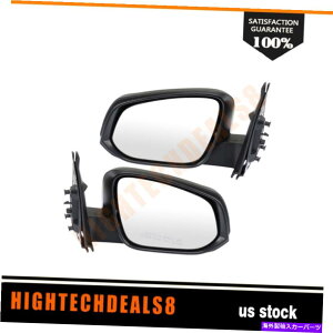 US~[ 2016Ĩg^^R}̍+Ẽp[~[͎蓮Ő܂肽܂܂ Black Left+Right Side Power Mirrors Manually Fold For 2016-On Toyota Tacoma