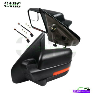 US~[ tBbg2004-14tH[hF-150܂yAp[M܂胉CgMgE~[ Fits 2004-14 Ford F-150 Puddle Pair Power Signal Puddle Light Heated Tow Mirrors