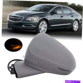 USミラー 16-19のビュイックラクロスの左側のドアバックミラーアセンブリ付きターン信号付き For 16-19 Buick LaCrosse Left Side Door Rearview Mirror Assembly W/ Turn Signal