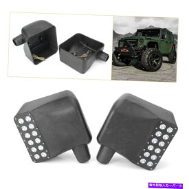 USミラー サイドビューLEDミラーハウジング付きシグナルライトフィットジープラングラーJK 2007-2017 Side View Led Mirrors Housing w/Turn Signal Light Fit Jeep Wrangler JK 2007-2017