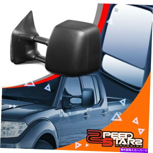 US~[ 2005-2018̓YteBÂ߂1PCp[+MhCo[̂~[ 1PC POWERED+HEATED DRIVER LEFT SIDE TOWING MIRROR FOR 2005-2018 NISSAN FRONTIER