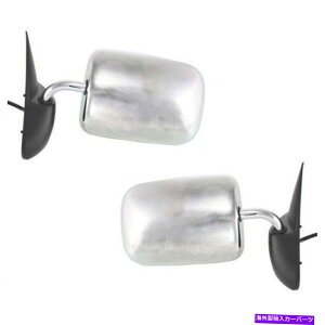 US�~���[ 2 LH��RH�T�C�h�̔���M�p���[�~���[�Â��{�f�B�X�^�C���̐V�����Z�b�g����1500 New Set Of 2 LH & RH Side Non Heated Power Mirror Old Body Style Fits Ram 1500