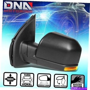 US�~���[ 2015-2018 Ford F-150�g���b�N�u���b�N�t�@�N�g���[�X�^�C���}�j���A���~���[�h���C�o�[�T�C�h FOR 2015-2018 FORD F-150 TRUCK BLACK FACTORY STYLE MANUAL MIRROR DRIVER SIDE�y���s�A���i�z