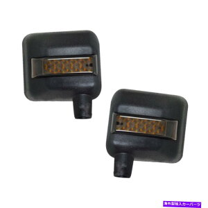 US~[ VTCh~[nEWOzCg/Ao[̃CgW[vO[JK 2007-17 New Side Mirror Housing White/Amber Arrow Light Fit for Jeep Wrangler JK 2007-17