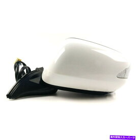 USミラー 2009-13の左サイドミラーホンダフィットパワーガラス＆フォールド/信号ランプホワイト7pin L Left Side Mirror For 2009-13 Honda FIT Power Glass&Fold/Signal Lamp White 7pin L