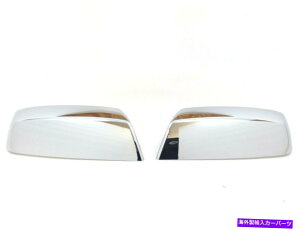 US~[ V{[Vo[hGMCVGTChr[~[NLbvGMOEMANZT[Lbg Chevrolet Silverado GMC Sierra Side View Mirror Chrome Caps GM OEM accessory kit