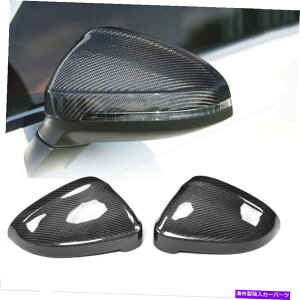 US�~���[ �A�E�f�BB9�̃J�[�{���t�@�C�o�[�T�C�h�~���[�J�o�[�L���b�vA4 S4 A5 S5 RS5 17-19���� Carbon Fiber Side Mirror Cover Caps for Audi B9 A4 S4 A5 S5 RS5 17-19 Replace