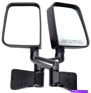 US~[ TChr[hA~[yAW[vO[TJ YJ 1987-2006ȃbW11002.03 Side View Door Mirrors Pair Jeep Wrangler TJ YJ 1987-2006 Rugged Ridge 11002.03
