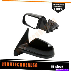 US~[ 07-16̃ubNX[Yg^chp[q[g蓮ŃyATCh~[܂肽 Black Smooth For 07-16 Toyota Tundra Power Heat Manually Fold Pair Side Mirrors