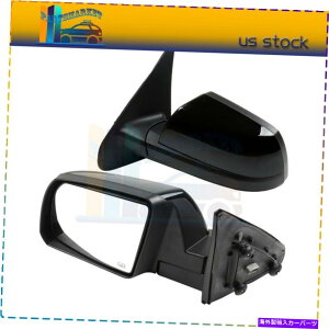US~[ 07-16g^chubNp[MTCh}jAtH[h1{̋ 1X Pair of Mirrors For 07-16 Toyota Tundra Black Power Heated Side Manual Fold