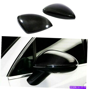 US~[ 2014-2016|VF}J̖{̃J[{t@Co[J[TCh~[Jo[Jo[Lbv Real Carbon Fiber Car Side Mirror Cover Caps For 2014-2016 Porsche Macan