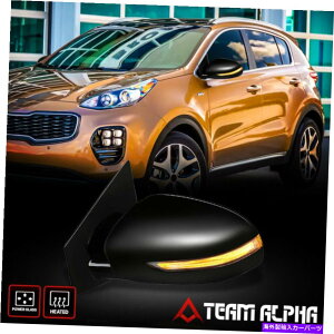 US�~���[ �t�B�b�g2017-2022 Kia Sportage [���h���C�o�[��] OE�X�^�C���p���[+�q�[�g+�V�O�i���~���[ Fits 2017-2022 Kia Sportage [Left Driver Side] OE Style Power+Heat+Signal Mirror�y���s�A���i�z