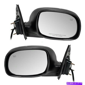 US�~���[ �V�����y�A�Z�b�g�p���[�T�C�h�r���[�~���[�́A�g���^�Z�R�C�A�c���h���p�̃N�����ŉ��M����Ă��܂� New Pair Set Power Side View Mirror Heated w/ Chrome for Toyota Sequoia Tundra
