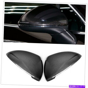 US~[ |VFJCĜ߂1yAJ[{t@Co[ATCh~[Jo[2015-2017ǉI 1Pair Carbon Fiber Rear Side Mirror Cover For Porsche Cayenne 2015-2017 Add On