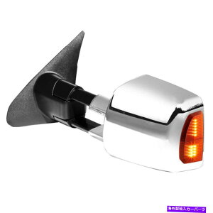 USミラー Power加熱けん引牽引鏡索AMBER LEDドライバーサイドトヨタツンドラ2007-2017 Power Heated Towing Tow Mirror Amber LED Driver Side For Toyota Tundra 2007-2017