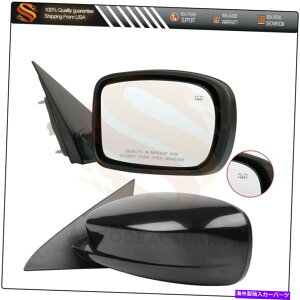 US~[ iyAj2011-14̃TChr[~[Chrysler 200p[M}jAtH[hubN (Pair) Side View Mirrors For 2011-14 Chrysler 200 Power Heated Manual Fold Black