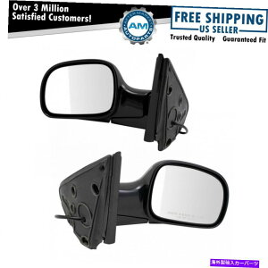 US~[ Oh{CW[Lô߂ɁAp[TChr[~[ƉẼZbgyA Power Side View Mirrors Pair Set of 2 Left & Right for Grand Voyager Caravan