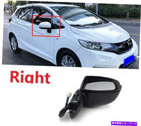 USミラー ホンダフィット1.5L 2015-2019右側5ワイヤーパワーミラーホワイトアセンブリ FOR Honda Fit 1.5L 2015-2019 Right Side 5 Wire Power Mirror White Assembly