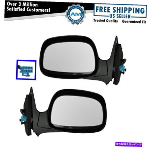 US~[ 02-07fu[pɐ܂肽ݔMTChr[~[LHRHyAZbg Folding Power Heated Side View Mirrors LH & RH Pair Set for 02-07 Rendezvous