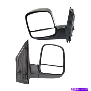 US�~���[ �T�C�h�~���[�}�j���A�����ƉE�y�A08-13�V�{���[�G�N�X�v���XGMC�T�o�i�o�� Side Mirror Manual Left & Right Pair Set for 08-13 Chevy Express GMC Savana Van