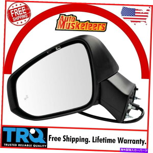US~[ g^Rav4̂߂̃uChX|bg܂胉v^[VOiLHTRQTChr[~[ TRQ Side View Mirror with Blind Spot Puddle lamp Turn Signal LH for Toyota Rav4