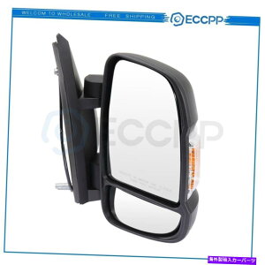 US~[ 2014NDodge Ram Promaster}jAtH[hubNVOiRHTCh~[ECCPP ECCPP For 2014 DODGE RAM PROMASTER Manual Fold Black Signal RH Side Mirror