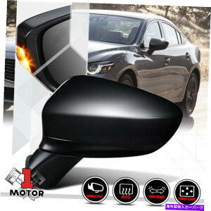 US~[ []hCo[TChp[+14-16}c_6̉MhAJ[~[KXM [Left] Driver Side Power+Heated Door Car Mirror Glass Signal for 14-16 Mazda 6