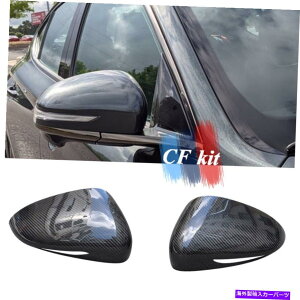US�~���[ �q�����_�C�W�F�l�V�XG70 2018-2020�J�[�{���t�@�C�o�[�T�C�h�E�B���O�~���[�J�o�[�L���b�v�y�[�X�g For Hyundai Genesis G70 2018-2020 Carbon Fiber Side Wing Mirror Cover Cap Paste�y���s�A���i�z