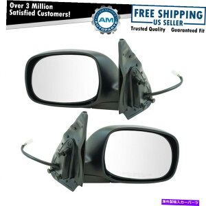 US�~���[ 04-06�c���h���_�u���L���u�̃N�������M�T�C�h�r���[�~���[2�̃y�A�Z�b�g Chrome Heated Side View Mirrors Pair Set of 2 for 04-06 Tundra Double Cab�y���s�A���i�z
