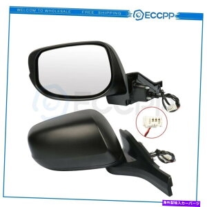 US�~���[ 10-14��ECCPP�z���_���@LX���f��LH��RH�T�C�h�u���b�N�t�H���t�H�[�p���[�~���[ ECCPP For 10-14 HONDA INSIGHT LX MODEL LH & RH Side Black Foldaway Power Mirrors�y���s�A���i�z